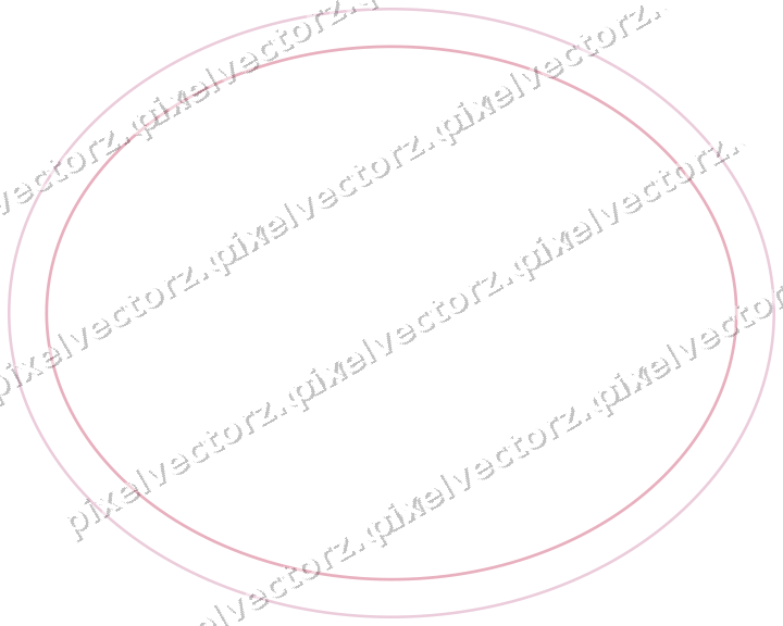 Dekorativer Zierrahmen in Blassrosa und Blassrot mit Oval