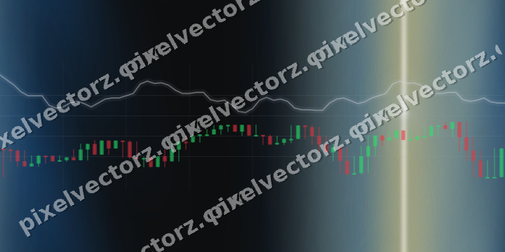 Nahtloser Neon Diagramm Hintergrund in Blau und Bernstein