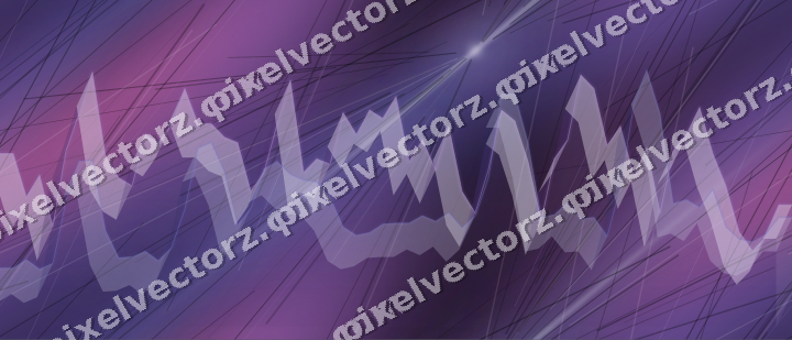 Nahtloser Neon Diagramm Hintergrund in Violett und Blau