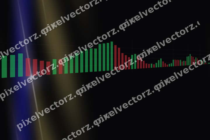 Nahtloser Neon Diagramm Hintergrund in Blau und Violett