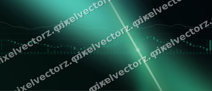 Leuchtender Neon Diagramm Hintergrund in Grün und Petrol