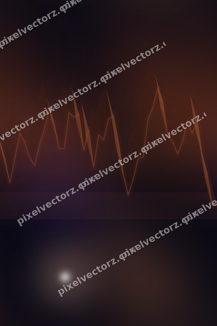 Nahtloser Neon Diagramm Hintergrund in Orange und Blau