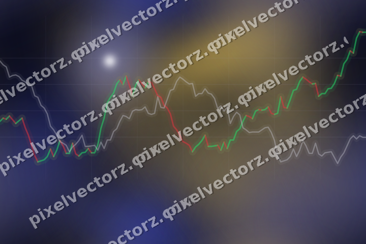 Nahtloser Neon Diagramm Hintergrund in Blau und Bernstein