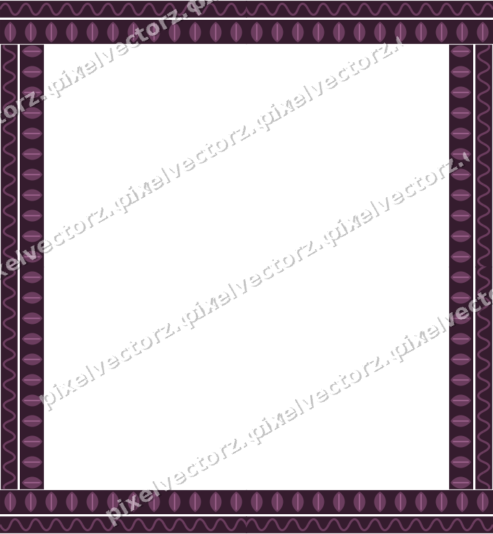 Dekorativer Bilderrahmen in Dunkelmagenta und Bernstein mit Blattstab