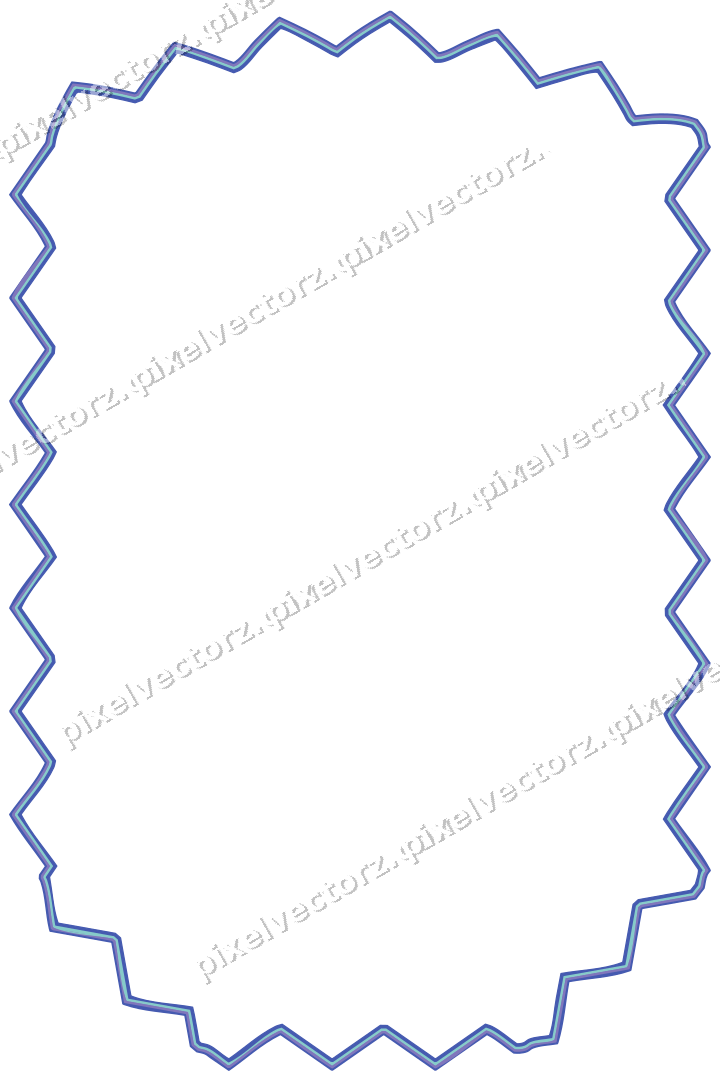 Dekorativer Zierrahmen in Blau und Türkis mit Tafel und Spitzbogen