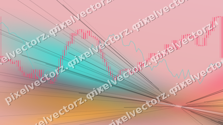 Zarter Pastell Diagramm Hintergrund in Rosa und Bernstein