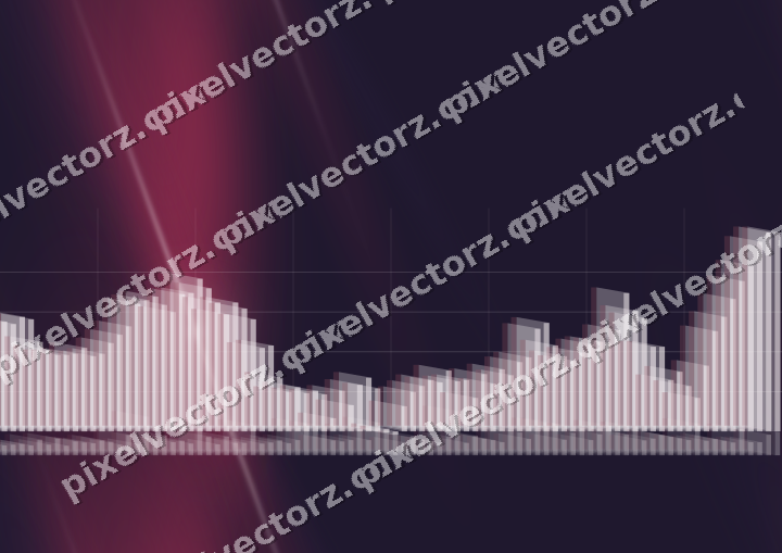Nahtloser Neon Diagramm Hintergrund in Rosa und Bernstein