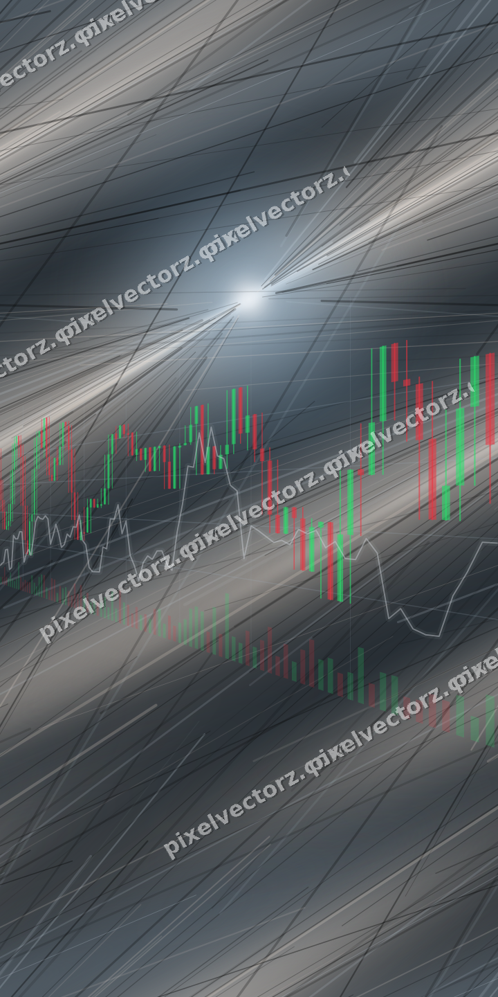 Nahtloser Neon Diagramm Hintergrund in Blau und Orange