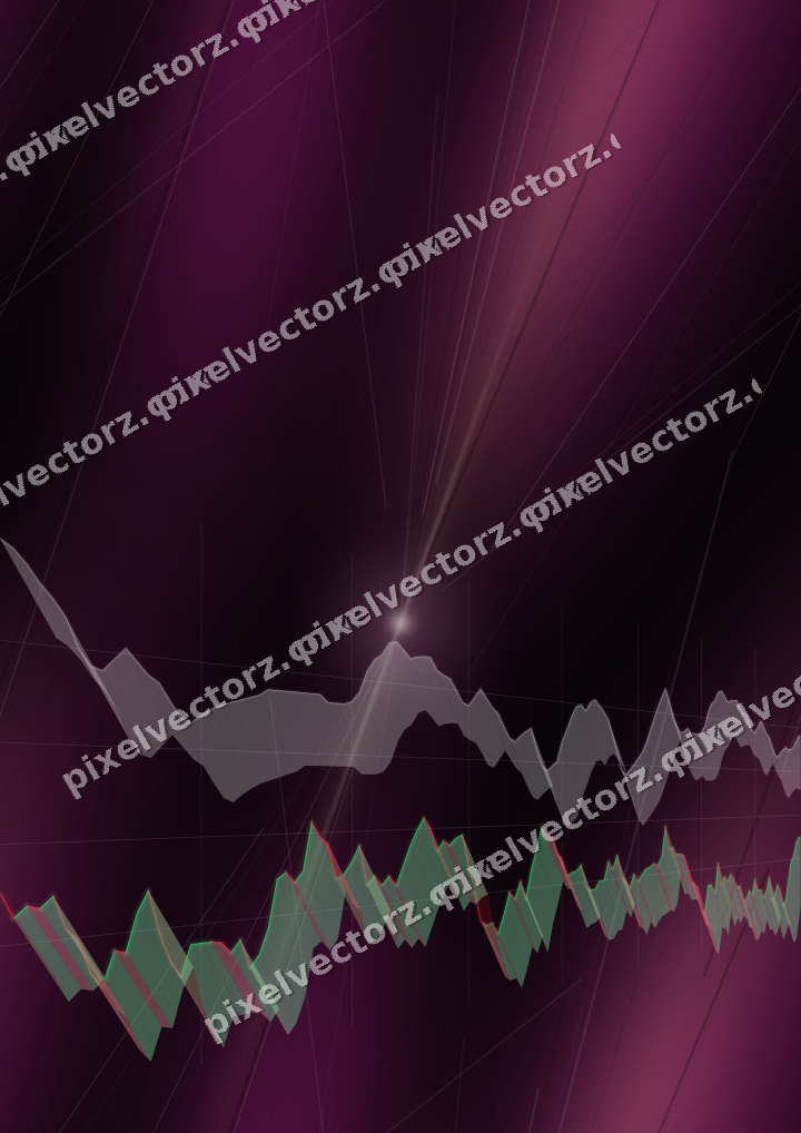Nahtloser Neon Diagramm Hintergrund in Magenta und Bernstein