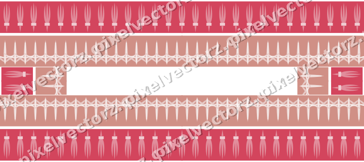 Dekorativer Bilderrahmen in Blassrosa und Blassrot mit Lilienband