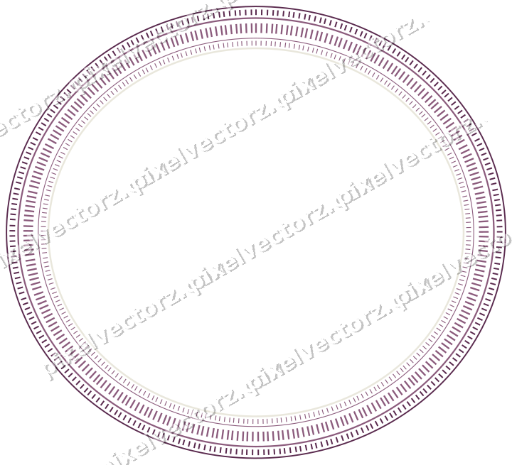 Dekorativer Zierrahmen in Dunkelmagenta und Limette mit Oval