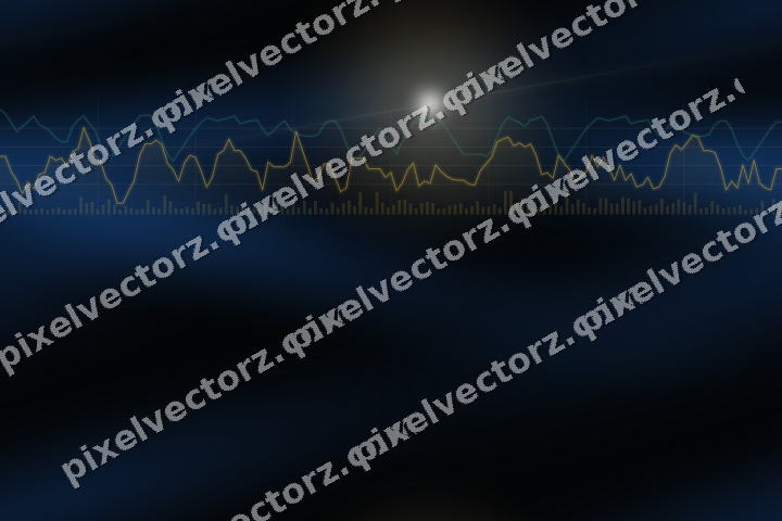 Nahtloser Neon Diagramm Hintergrund in Bernstein und Grün