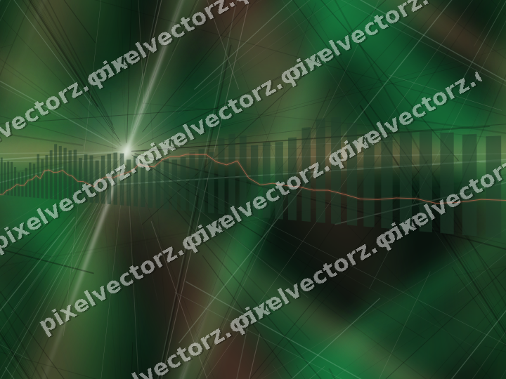 Nahtloser Neon Diagramm Hintergrund in Grün und Rot