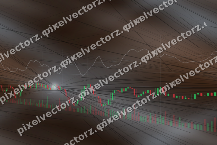 Nahtloser Neon Diagramm Hintergrund in Blau und Orange
