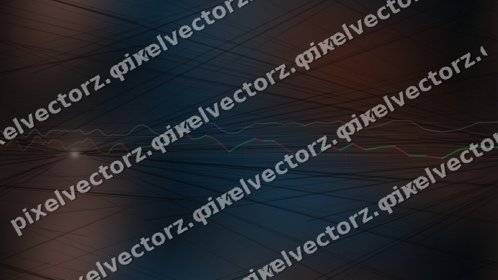Nahtloser Neon Diagramm Hintergrund in Orange und Türkis