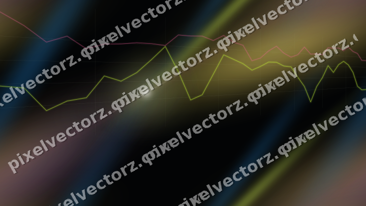 Nahtloser Neon Diagramm Hintergrund in Limette und Bernstein