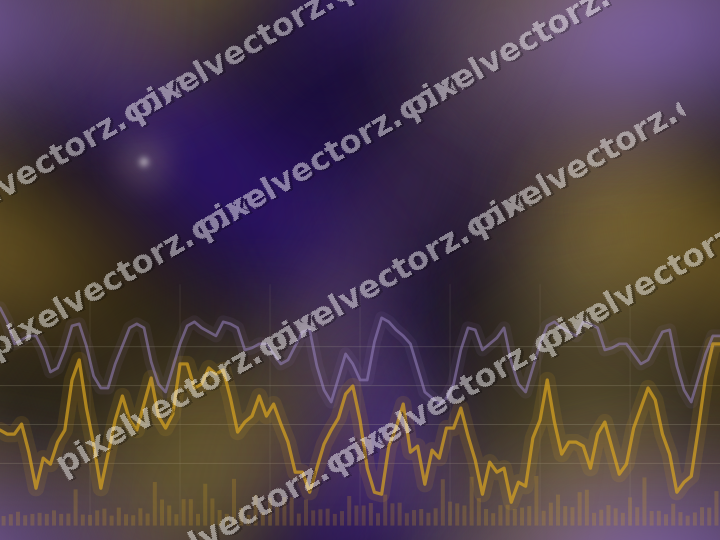 Nahtloser Neon Diagramm Hintergrund in Bernstein und Violett