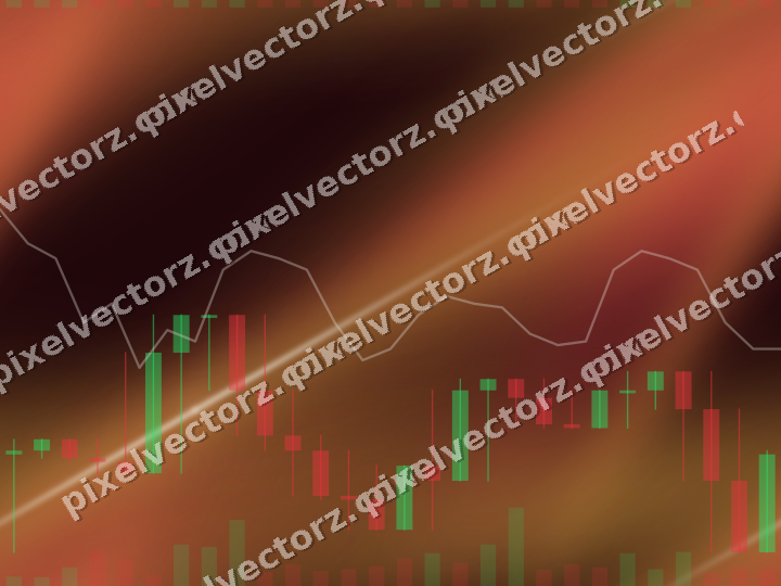 Nahtloser Neon Diagramm Hintergrund in Orange und Bernstein