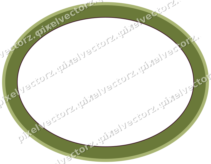 Dekorativer Zierrahmen in Limette und Rosa mit Oval und Volles Band