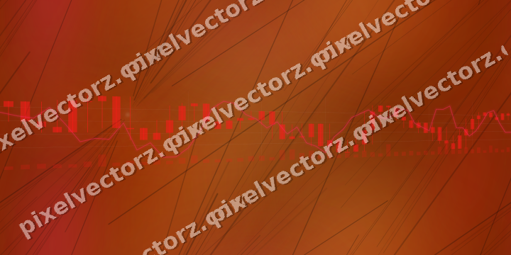 Nahtloser Neon Diagramm Hintergrund in Rot und Orange