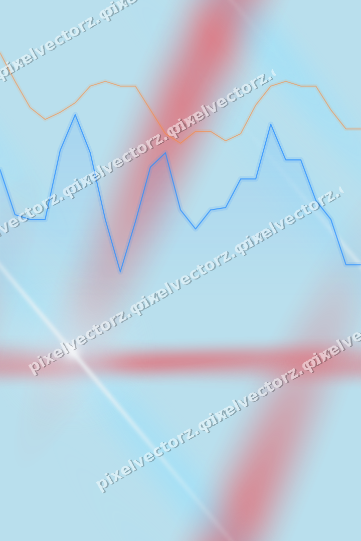 Nahtloser Pastell Diagramm Hintergrund in Blau und Rot