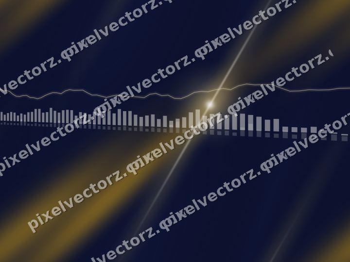 Nahtloser Neon Diagramm Hintergrund in Bernstein und Blau
