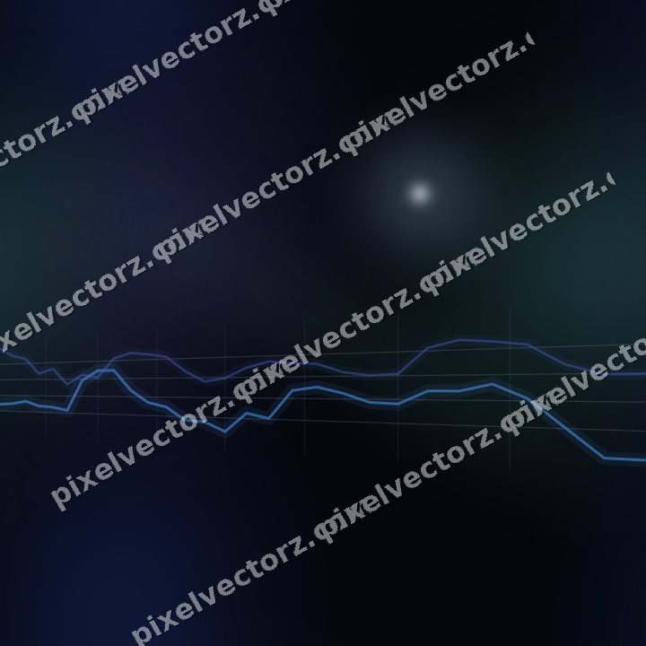 Nahtloser Neon Diagramm Hintergrund in Blau und Türkis