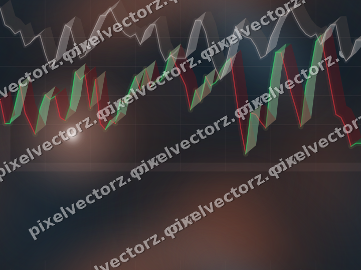 Nahtloser Neon Diagramm Hintergrund in Orange und Türkis
