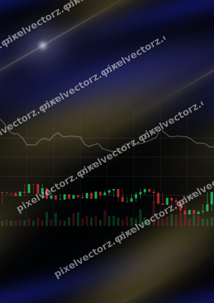 Nahtloser Neon Diagramm Hintergrund in Blau und Bernstein