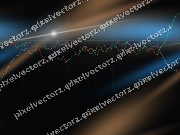 Nahtloser Neon Diagramm Hintergrund in Blau und Orange