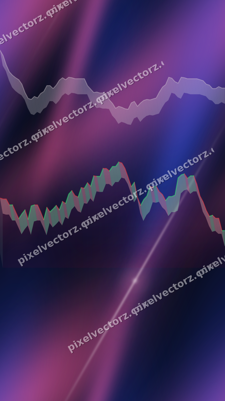 Nahtloser Neon Diagramm Hintergrund in Rosa und Blau