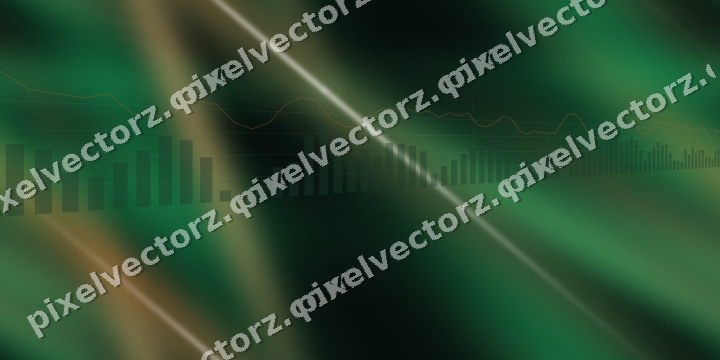 Nahtloser Neon Diagramm Hintergrund in Grün und Orange