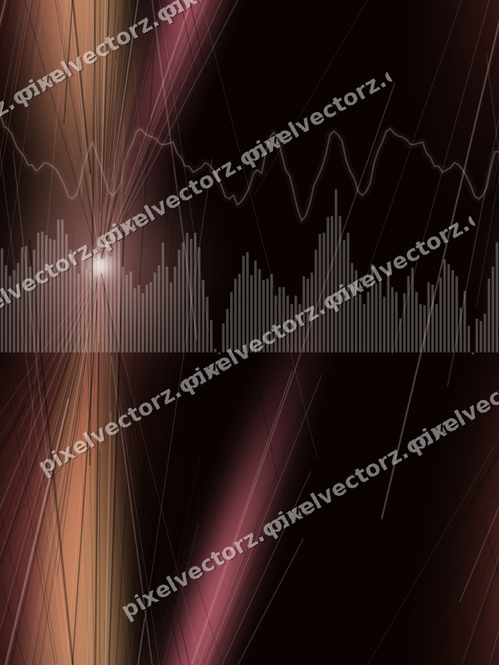 Nahtloser Neon Diagramm Hintergrund in Rot und Orange