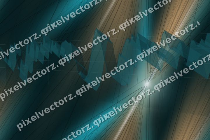 Nahtloser Neon Diagramm Hintergrund in Petrol und Orange