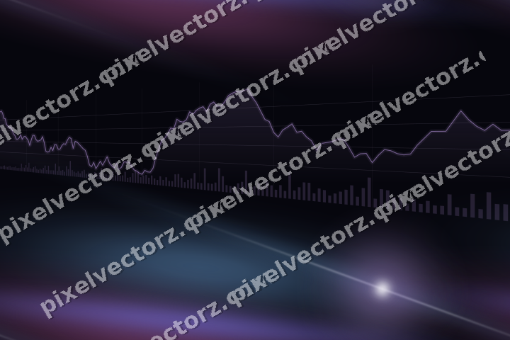 Nahtloser Neon Diagramm Hintergrund in Violett und Blau