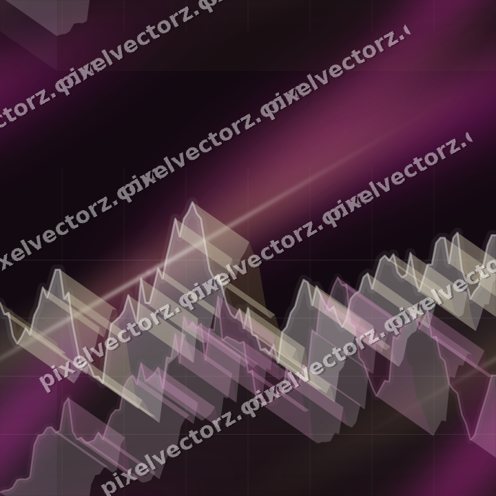 Nahtloser Neon Diagramm Hintergrund in Magenta und Bernstein