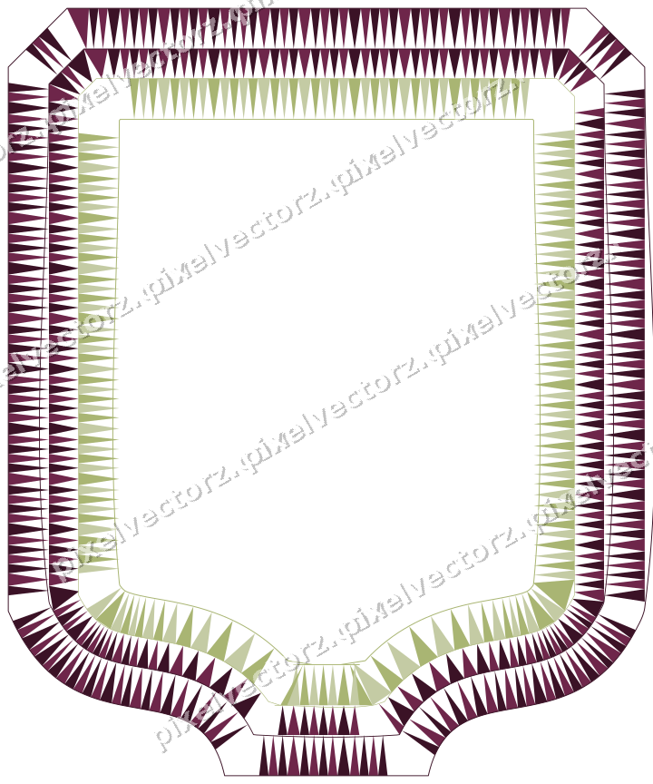 Dekorativer Zierrahmen in Limette und Rosa mit Tafel und Zahnschnitt