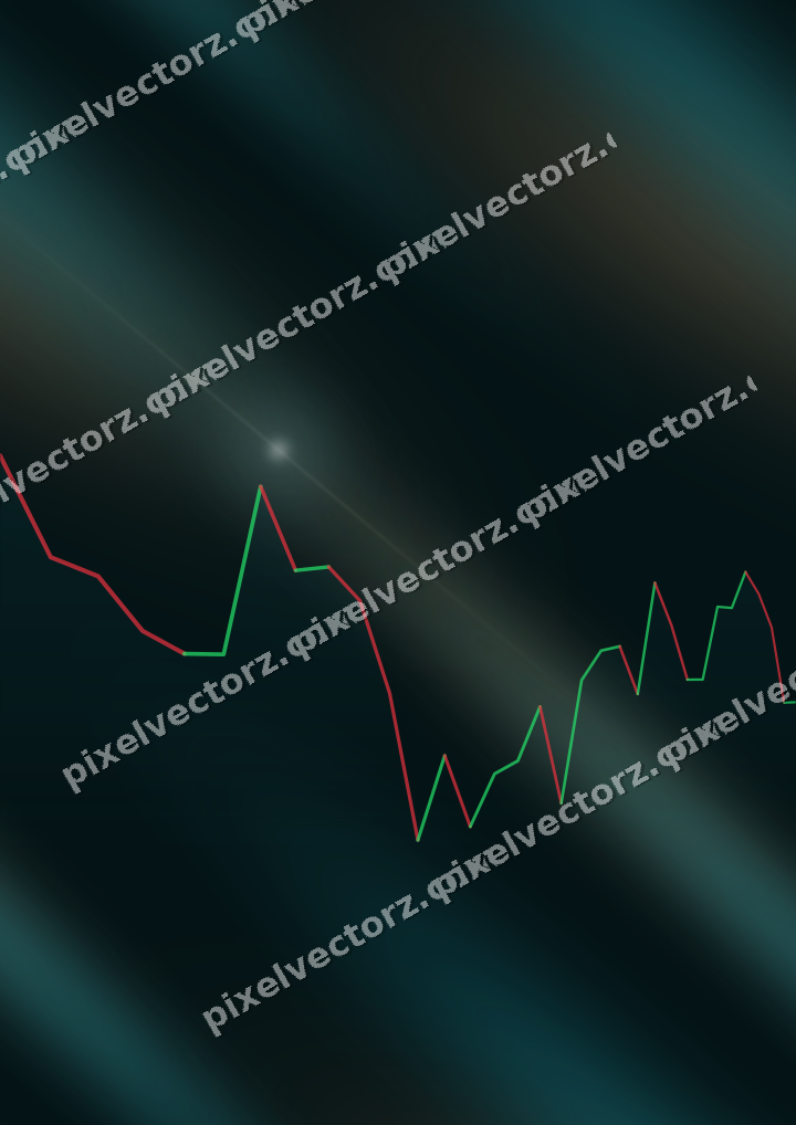 Nahtloser Neon Diagramm Hintergrund in Petrol und Orange