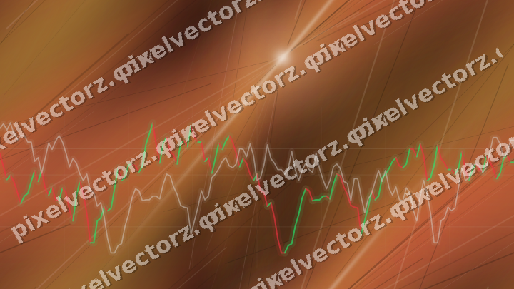 Nahtloser Neon Diagramm Hintergrund in Orange und Bernstein