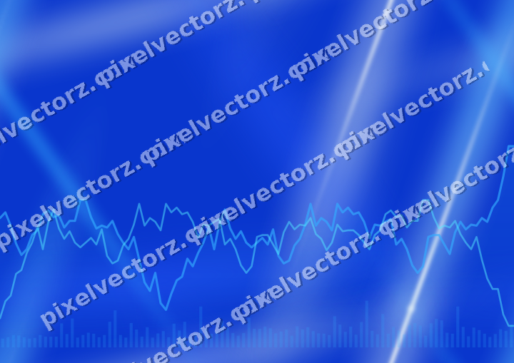 Nahtloser Neon Diagramm Hintergrund in Türkis und Blau