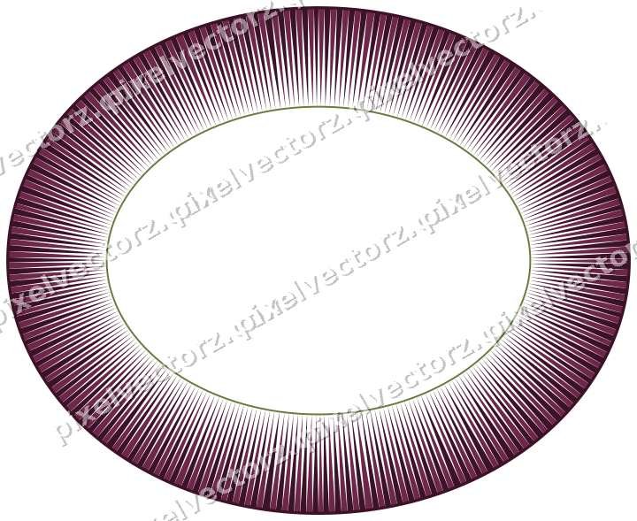 Dekorativer Zierrahmen in Limette und Rosa mit Oval und Zahnschnitt