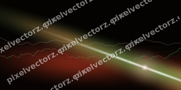 Leuchtender Neon Diagramm Hintergrund in Rot und Orange