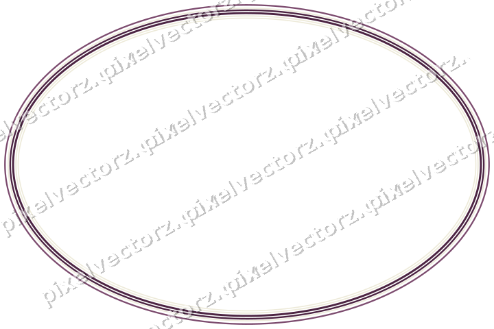 Dekorativer Zierrahmen in Dunkelmagenta und Limette mit Oval