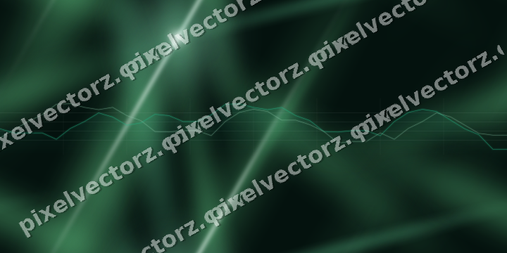 Nahtloser Neon Diagramm Hintergrund in Grün und Petrol