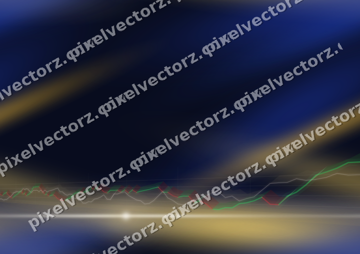 Nahtloser Neon Diagramm Hintergrund in Bernstein und Blau