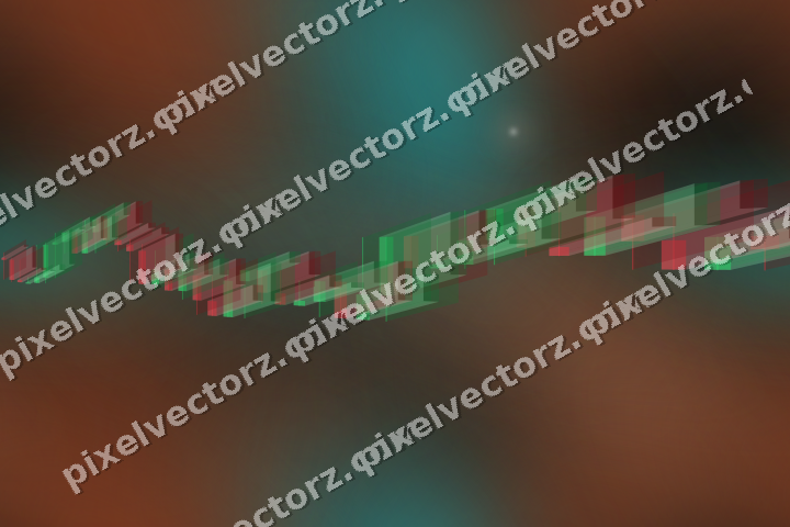 Nahtloser Neon Diagramm Hintergrund in Orange und Petrol