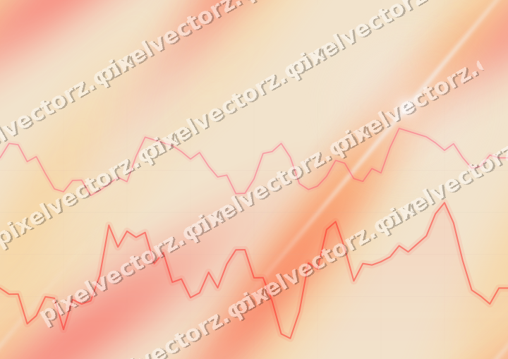 Nahtloser Pastell Diagramm Hintergrund in Rot und Orange