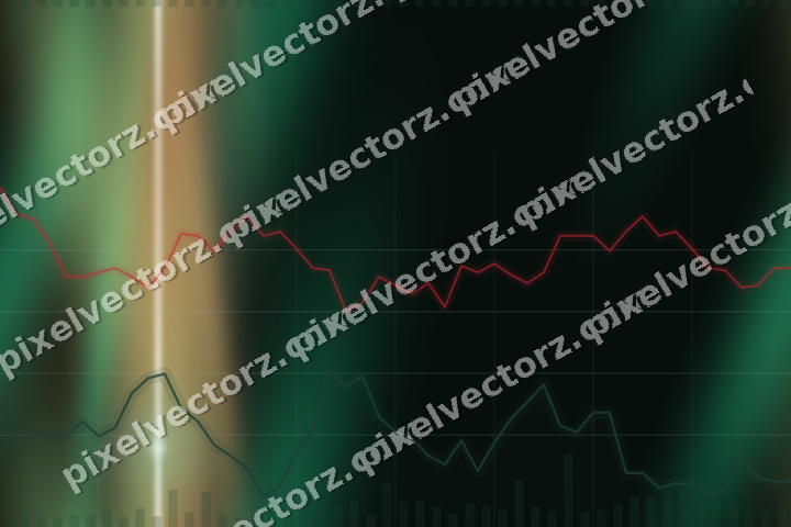Nahtloser Neon Diagramm Hintergrund in Grün und Rot