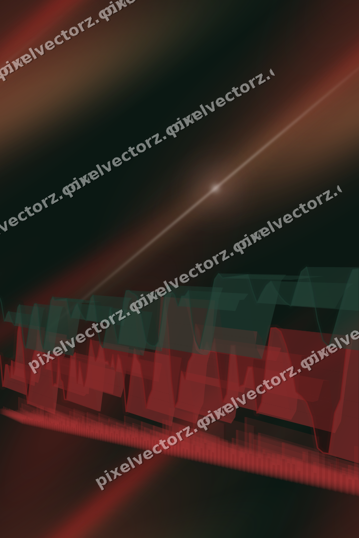 Nahtloser Neon Diagramm Hintergrund in Rot und Grün