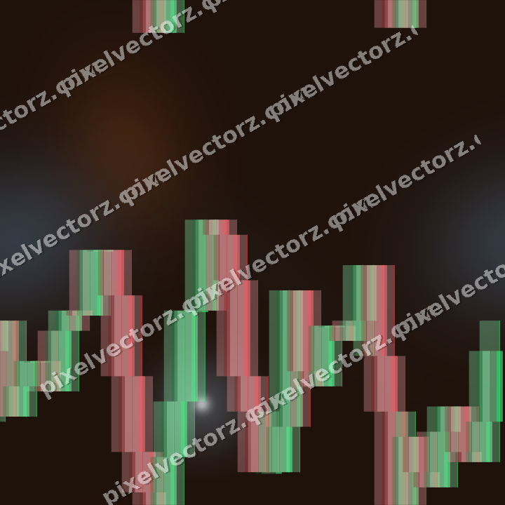 Nahtloser Neon Diagramm Hintergrund in Blau und Orange